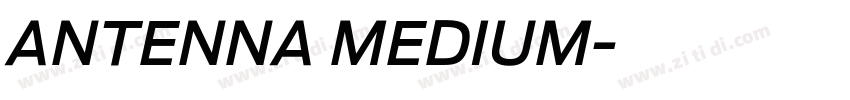 ANTENNA MEDIUM字体转换